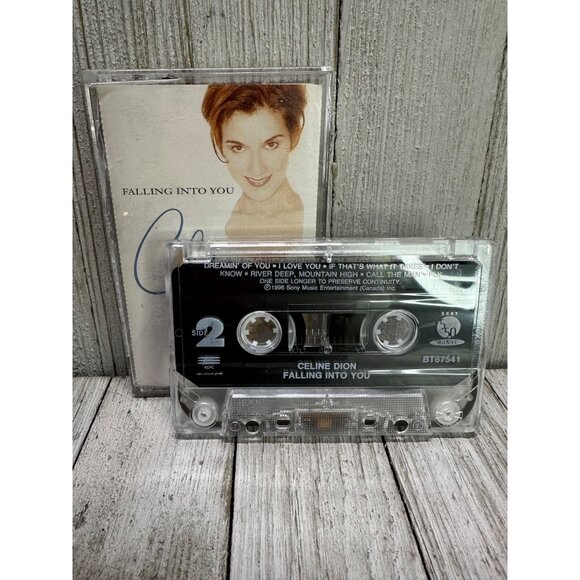 Vintage Falling into You by Céline Dion (Cassette, Mar-1996) Pop Genre - Picture 4 of 6